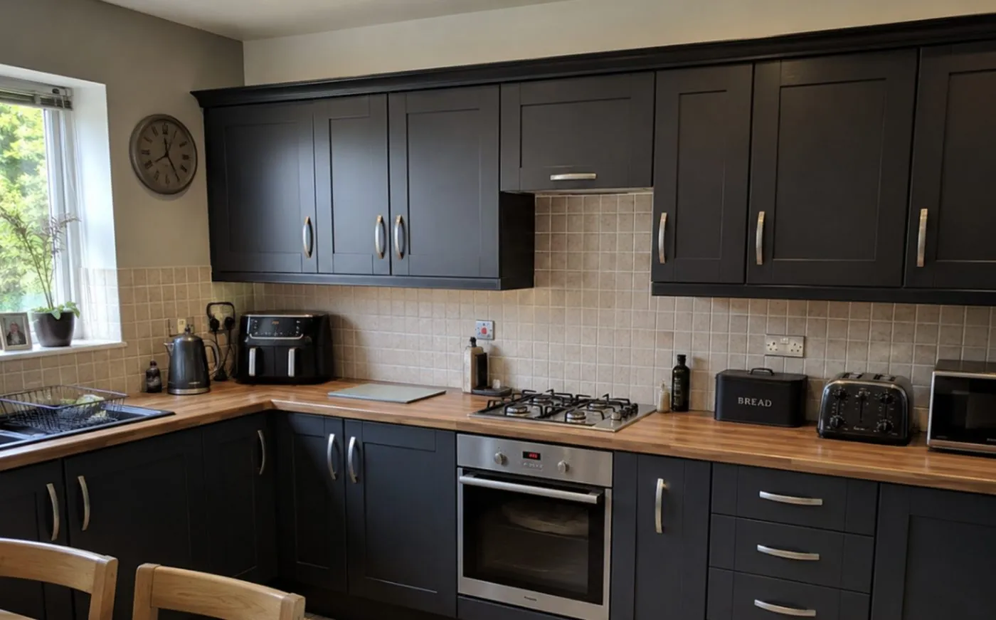 Cream shaker kitchen