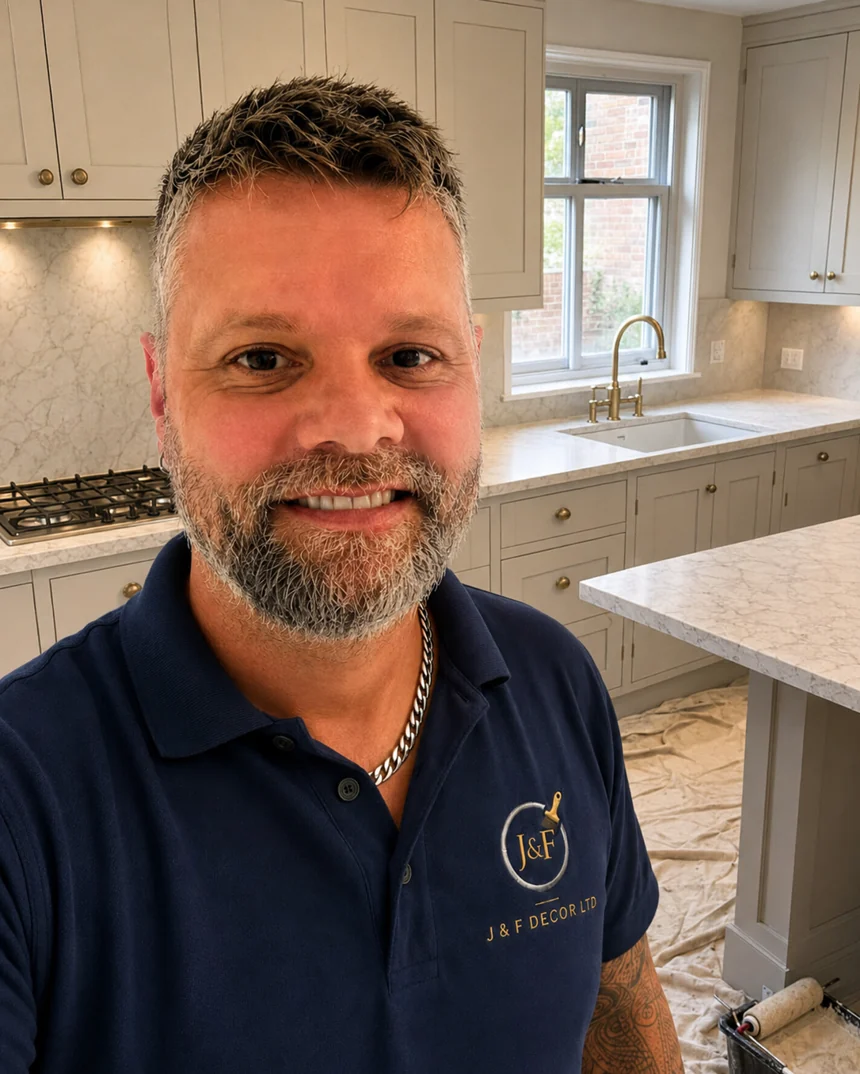 Daniel James, co founder of J&F Decor
